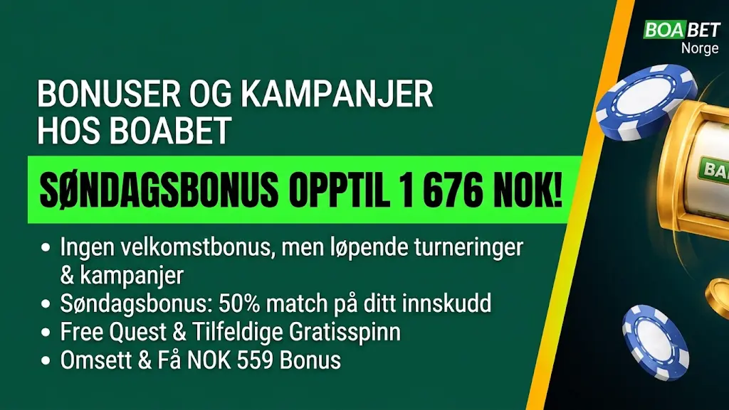 Bonuser og kampanjer hos BoaBet Unibet